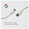 Google (1m/3.2-Ft) USB-C to USB-A Charging and Sync Cable - White (G016F)