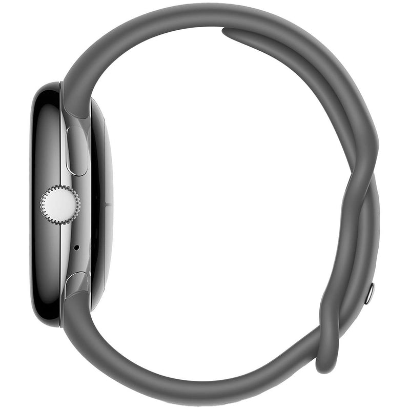 Google Pixel Watch (1st Gen) GWT9R (LTE + Wi-Fi) Silver Case/Charcoal Band 41mm