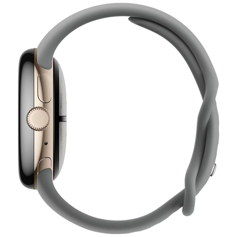 Google Pixel Watch 3 (41mm) Smartwatch (Wi-Fi Only) - Gold Aluminum/Hazel Band