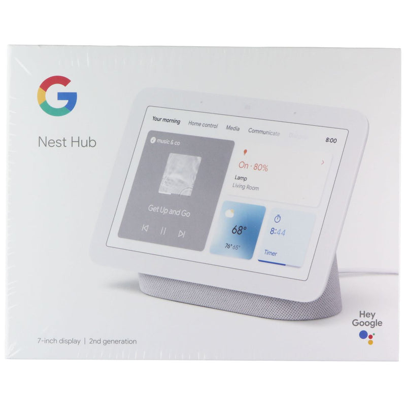 Google Nest Hub 7-inch Display 2nd Gen (GA01331-US) - Chalk