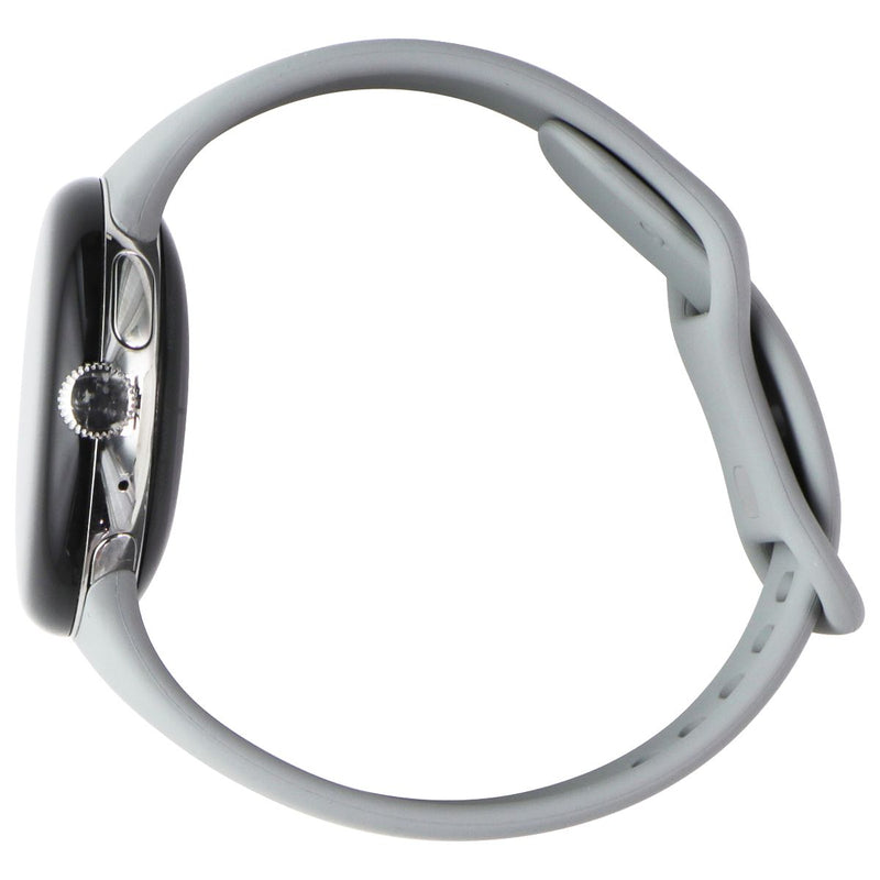 Google Pixel Watch 41mm (GQF4C) Wi-Fi Only - Silver AL with Gray Sport Band