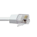 Google 6 Foot Ethernet Cable RJ45 Gigabit Flat Network Cord - White (E321011)