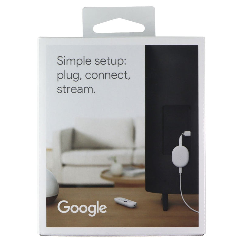Google 4K Chromecast with Google TV - Snow (GA01919-US)