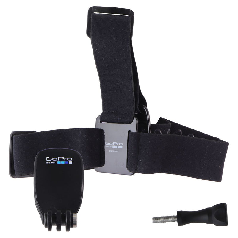 GoPro Headstrap Mount + Quick Clip Mount for all Hero GoPros - Black / ACHOM-001
