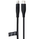 GoTo (4-Foot) Charging Cable with USB-C to 8-Pin Connectors for Apple - Black
