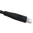 GoTo (4-Foot) Charging Cable with USB-C to 8-Pin Connectors for Apple - Black