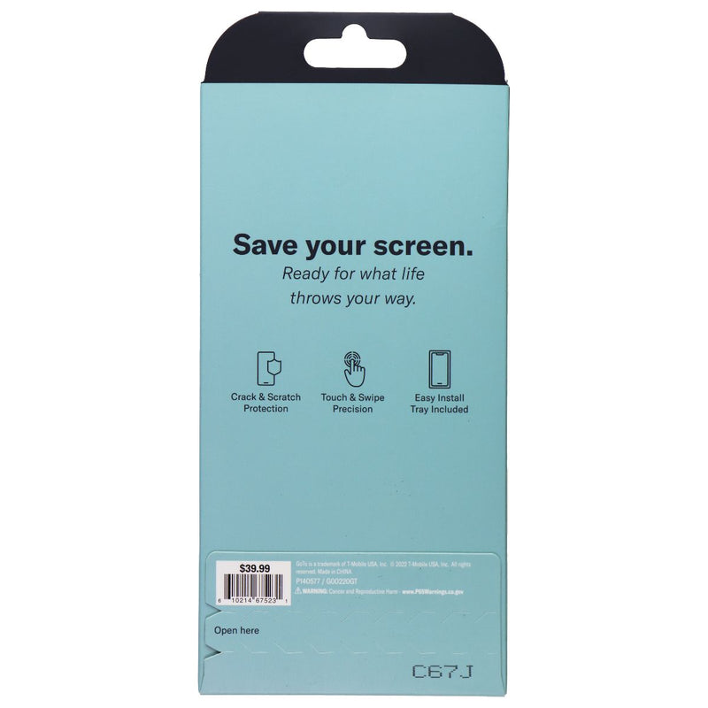 GoTo Tempered Glass Screen Protector for Apple iPhone 14 / 13 / 13 Pro
