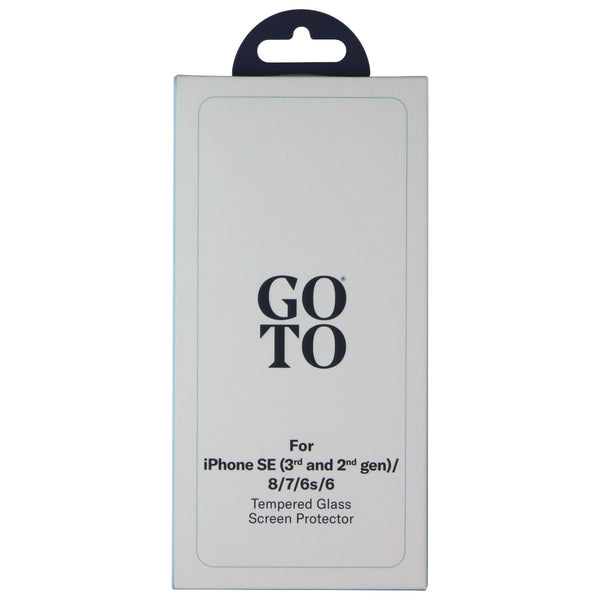 GoTo Tempered Glass Screen Protector for Apple iPhone SE 3rd/2nd Gen/8/7/6S/6