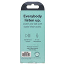 GoTo Stereo Earbuds with USB-C Connector and in-Line Microphone - Black