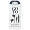 GoTo Stereo Earbuds with USB-C Connector and in-Line Microphone - Black