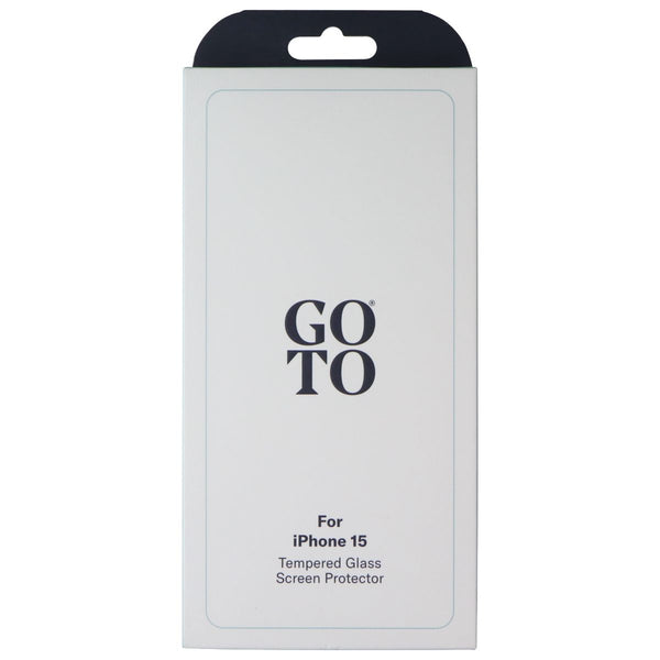 GoTo Tempered Glass Screen Protector for Apple iPhone 15