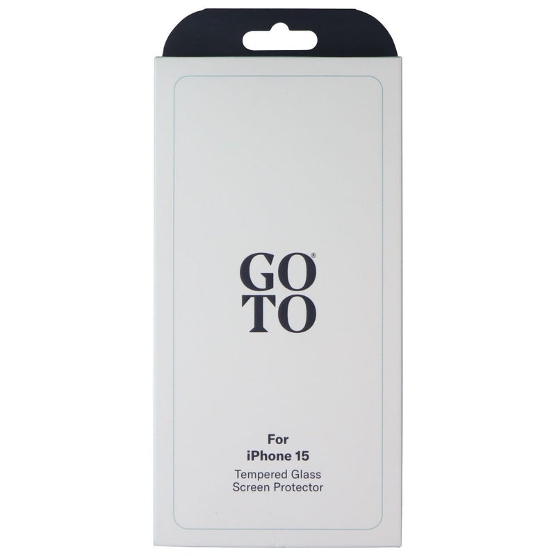 GoTo Tempered Glass Screen Protector for Apple iPhone 15