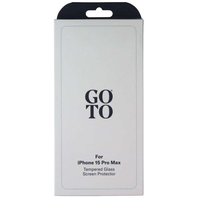 GoTo Tempered Glass Screen Protector for Apple iPhone 15 Pro Max