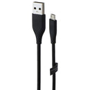 GoTo (4-Foot) Charging Cable with USB-A to Micro-USB Connectors - Black