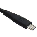 GoTo (4-Foot) Charging Cable with USB-A to Micro-USB Connectors - Black