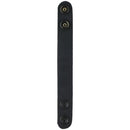 Gould & Goodrich Belt Keeper Leather Brass Double Snap (B76BR) - Black