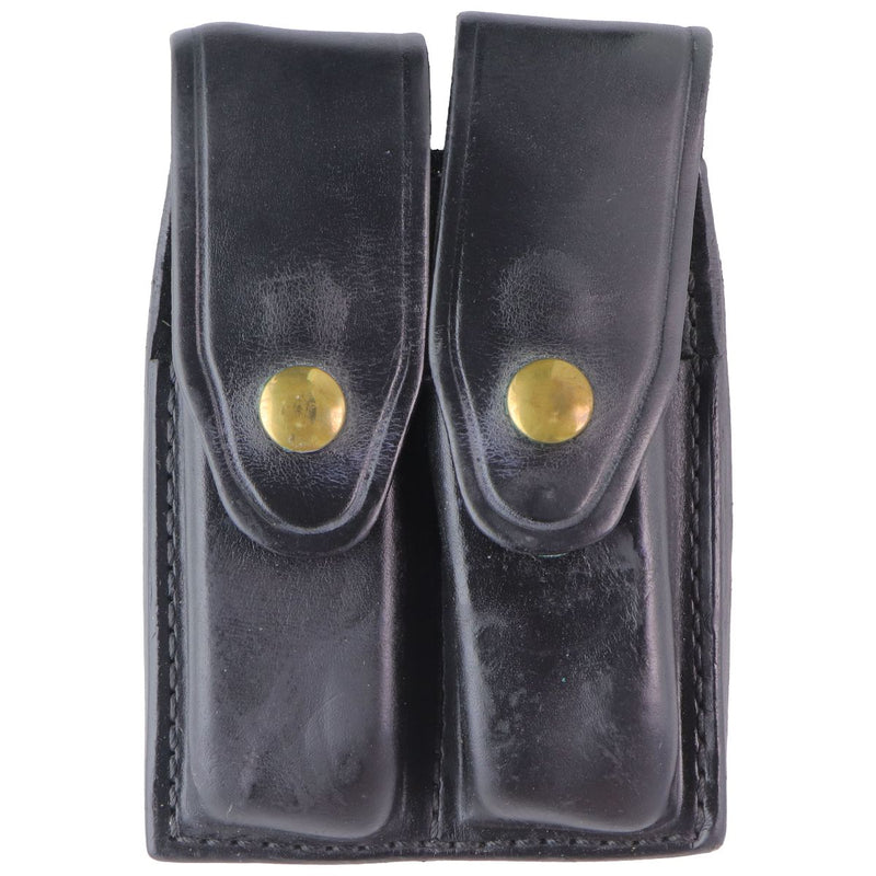 Gould & Goodrich B627-3 Double Magazine Leather Belt Case - Black