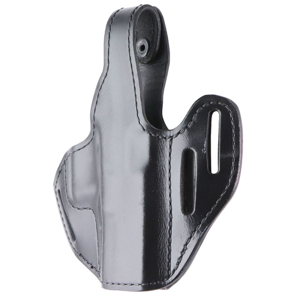 Gould & Goodrich B733-G19 Leather Three-Slot Pancake Holster (Black)