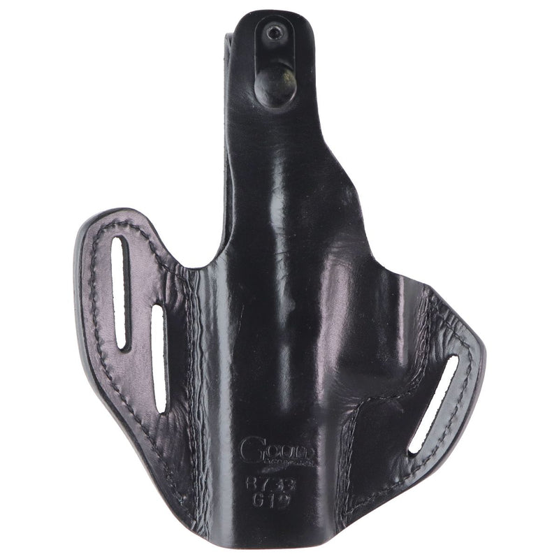 Gould & Goodrich B733-G19 Leather Three-Slot Pancake Holster (Black)