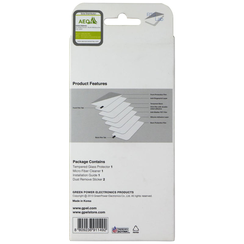 GPEL Real Tempered Glass Screen Protector for Apple iPhone 6s Plus/iPhone 6 Plus