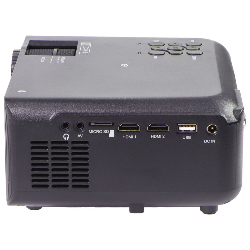 GPX Bluetooth Wireless Mini Projector with Remote Control - Black (PJ609B)