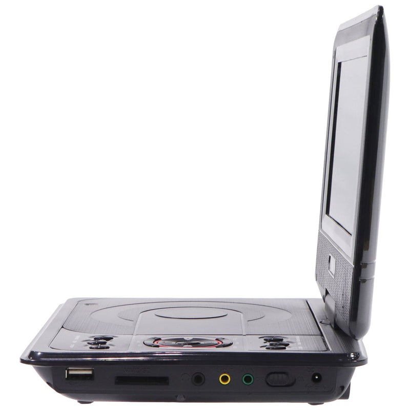 GPX 7-inch Standard Portable DVD Player with Remote - USB-A/SD Card/AV IN/AV OUT