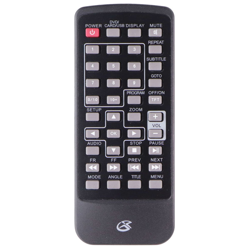 GPX 7-inch Standard Portable DVD Player with Remote - USB-A/SD Card/AV IN/AV OUT