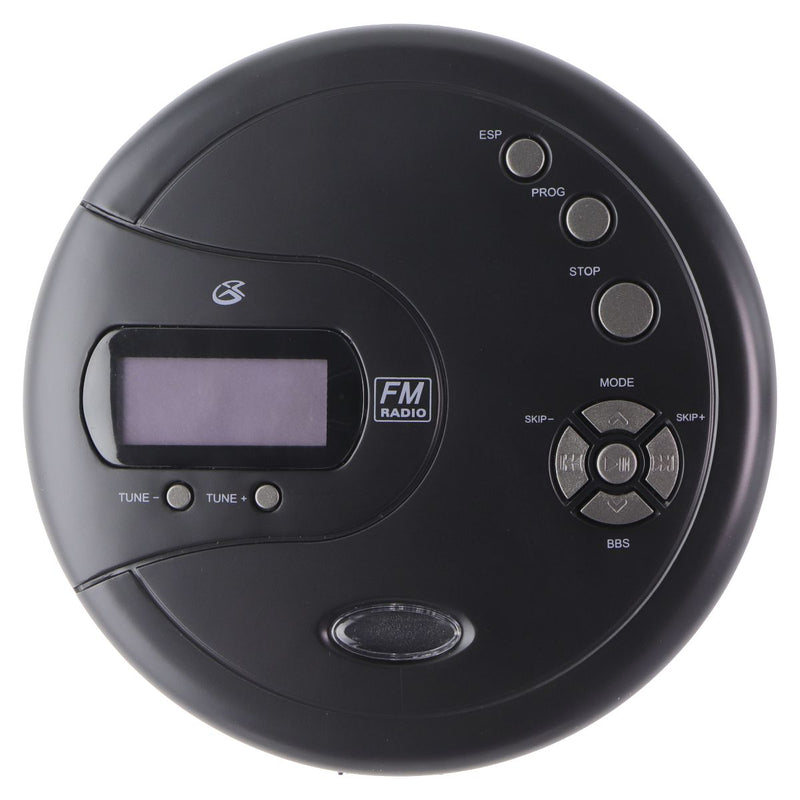 GPX Personal FM Radio CD Player with Headphones - Black (PC332B)