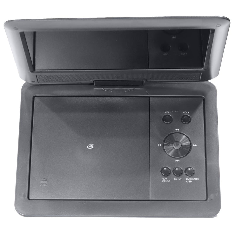 GPX 9-inch Standard Portable DVD Player with Remote - USB-A/SD Card/AV IN/AV OUT