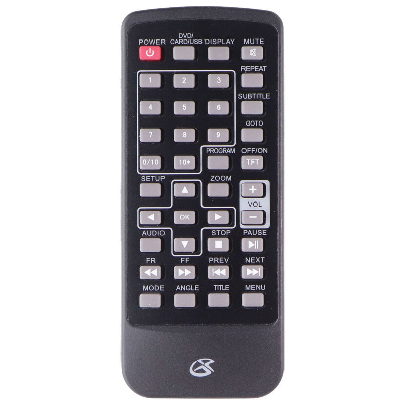 GPX 9-inch Standard Portable DVD Player with Remote - USB-A/SD Card/AV IN/AV OUT