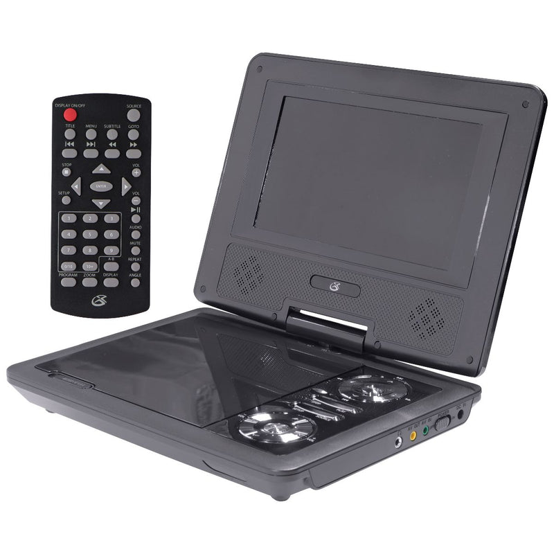 GPX 7-inch Portable DVD Player w/ Remote - Headphone Jack/AV IN/AV OUT (PD701B)