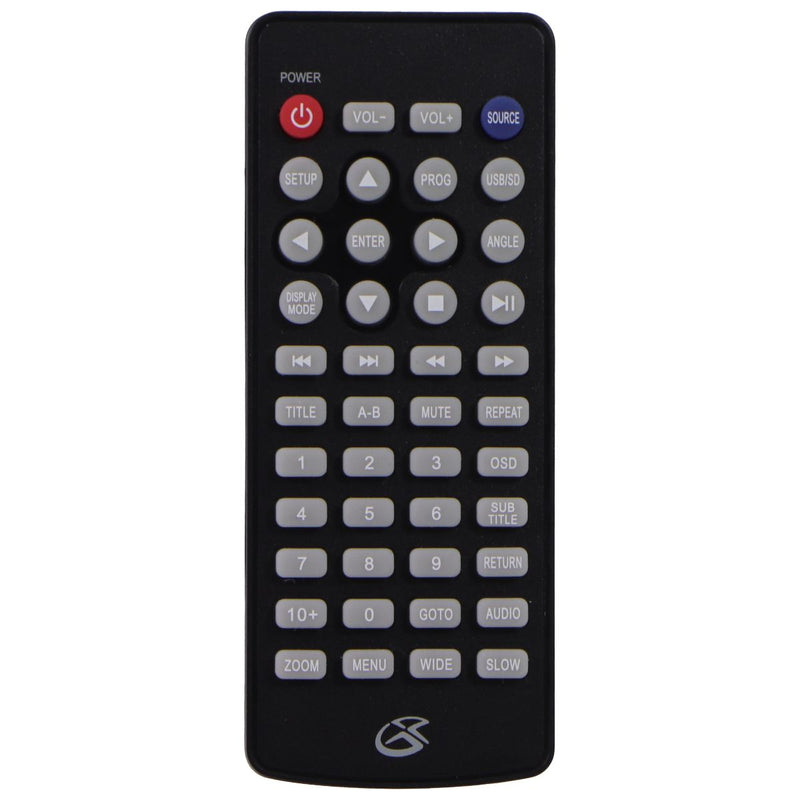 GPX 10.1-in Bluetooth DVD Player with Wireless Headphones - Black (PDB1077B)