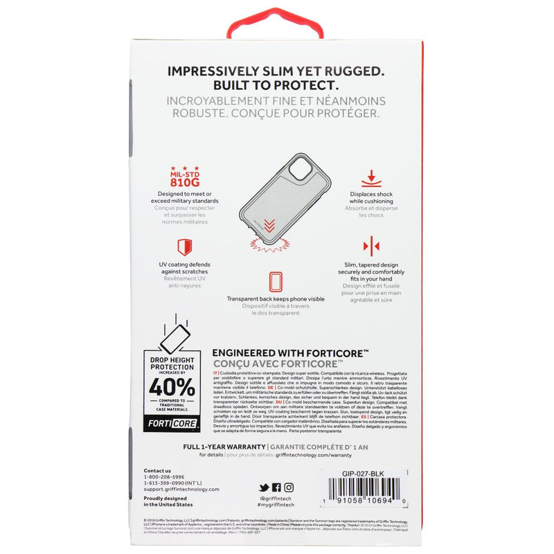 Griffin Survivor Strong Series Case for Apple iPhone 11 Pro Max - Black