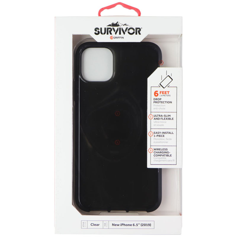 Griffin Survivor Clear Series Case for Apple iPhone 11 Pro Max - Black
