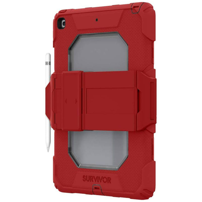 Survivor All-Terrain Case for Apple iPad 10.2-in (9th/8th/7th Gen) - Ribbon Red