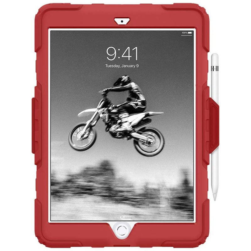 Survivor All-Terrain Case for Apple iPad 10.2-in (9th/8th/7th Gen) - Ribbon Red