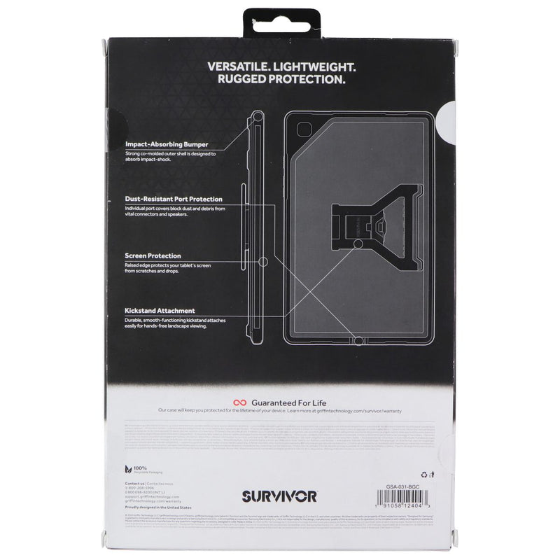 Griffin Survivor Endurance Series Case for Samsung Galaxy Tab A7 - Black