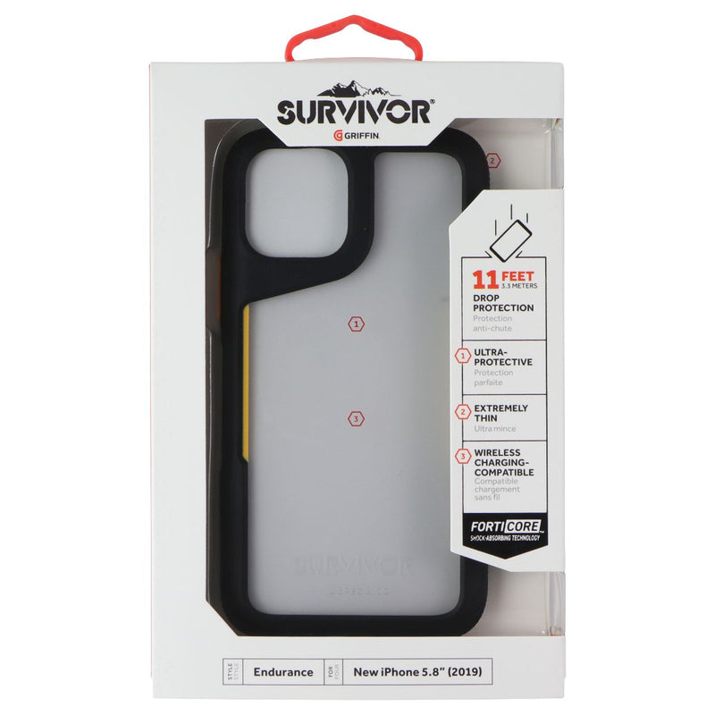 Griffin Survivor Endurance Case for Apple iPhone 11 Pro - Black/Citrus Fruits