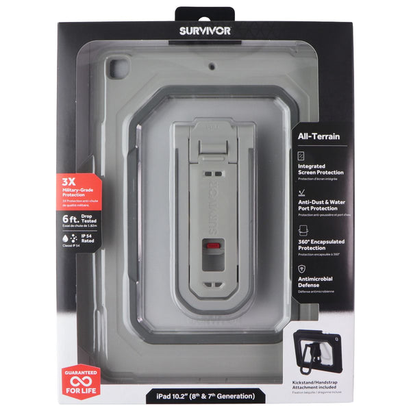 Griffin Survivor All-Terrain Case for Apple iPad 10.2in (8th/7th Gen) - Gray