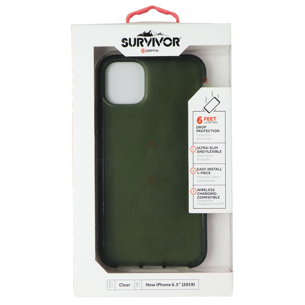 Griffin Survivor Clear Series Case for Apple iPhone 11 Pro Max - Green