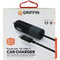 Griffin PowerJolt SE USB-C 3.0A/15W Car Charger - Black / Gray (GC43267)