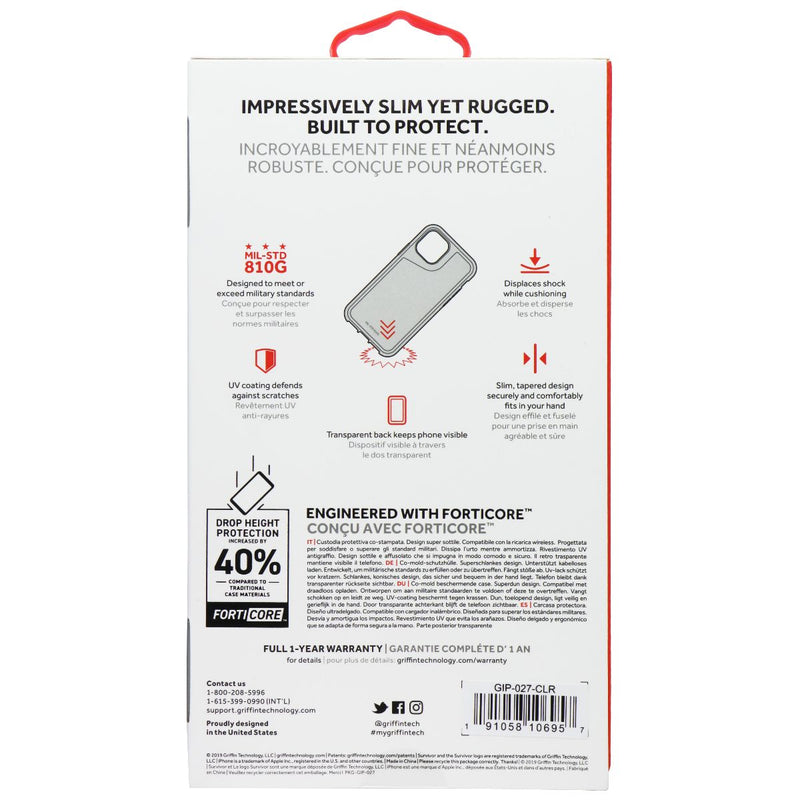 Griffin Survivor Strong Case for Apple iPhone 11 Pro Max - Clear