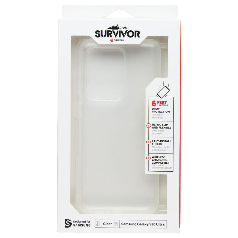 Griffin Survivor Clear Series Case for Samsung Galaxy S20 Ultra - Clear