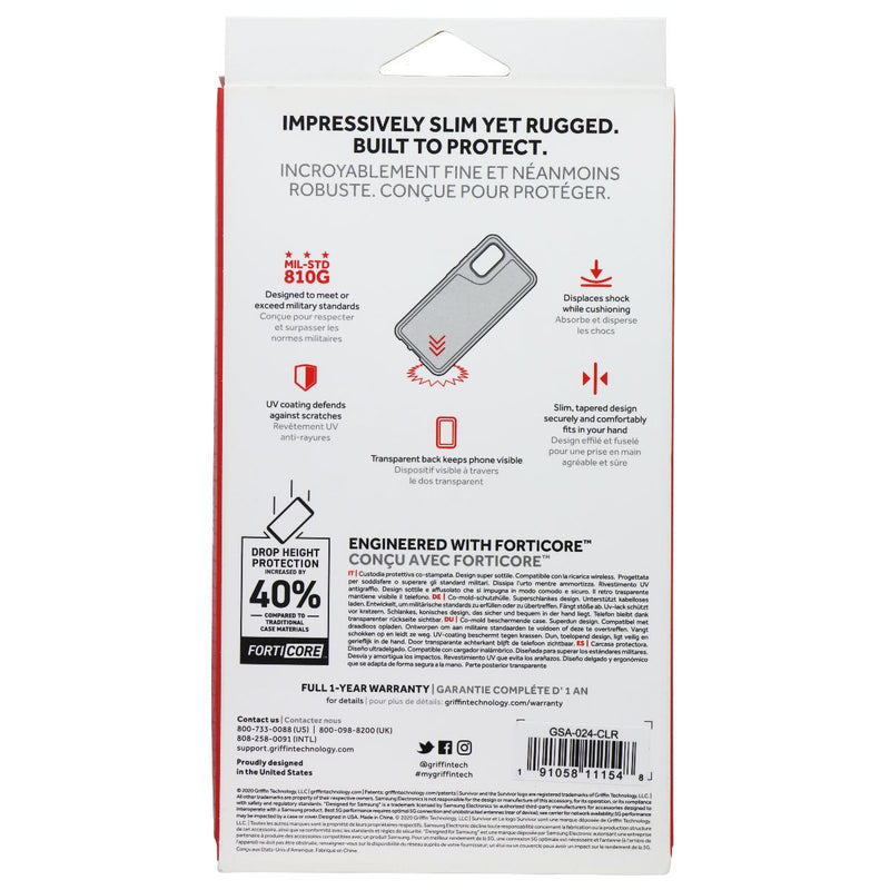 Griffin Survivor Strong Series Case for Samsung Galaxy S20 Ultra - Clear