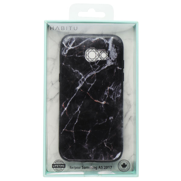 Habitu Slim Hard Case for Samsung Galaxy A5 (2017) - Black Marble