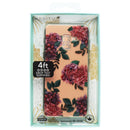 Habitu Floral Printed Case for Samsung Galaxy A8 (2018) - Floral Design/Clear
