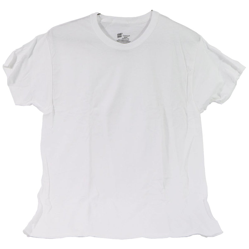 Hanes ComfortSoft 100% Cotton Men's White Undershirt - 6-Pack (M)
