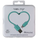 Happy Plugs (2M) 8-Pin to USB Charge/Sync Cable for Apple Devices - Turquoise