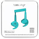 Happy Plugs 3.5mm Wired Sport MFI In-Ear Headphones - Turquoise (7756)