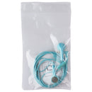 Happy Plugs Wired Earbud Headphones with Mic & Remote (7707) - Turquoise (Blue)